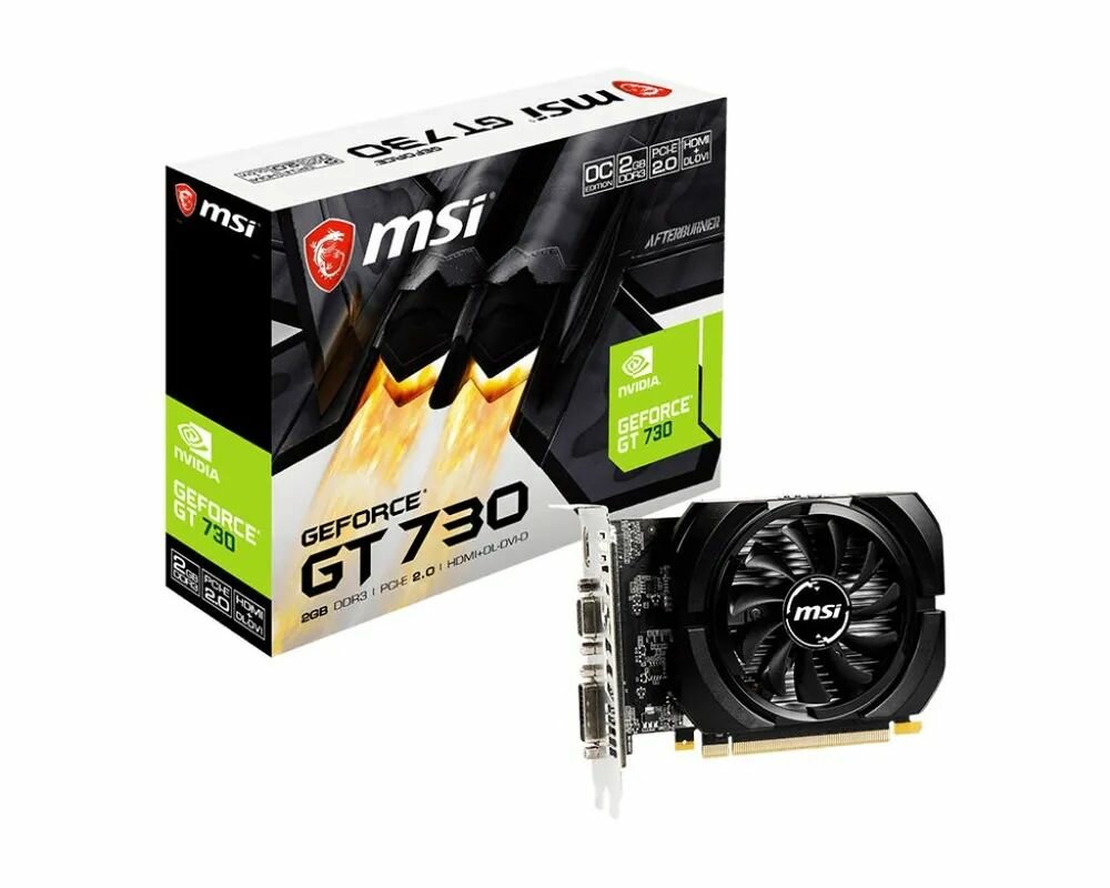 Видеокарта MSI GeForce GT 730 N730K-2GD3/OCV5