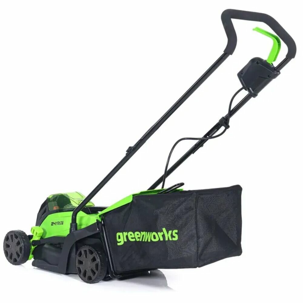 Аккумуляторная газонокосилка GreenWorks GD24LM33 33см, без АКБ и ЗУ 2516107 - фото №20