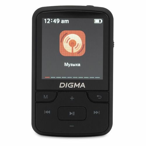 MP3 плеер Digma Z5 BT flash 16ГБ черный