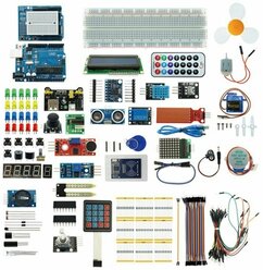 Большой набор на базе контроллера Arduino UNO R3 (43 позиции)