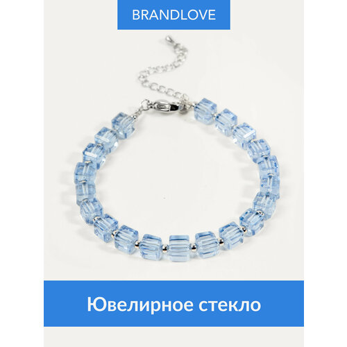 Браслет BL Jewelry Echo, хрусталь, 1 шт., размер 19 см, голубой