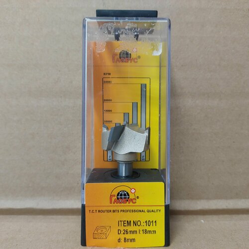 Форстнера Глобус 1011 D26mm I18mm d8mm Форстнера Арт1011D26d8 873₽