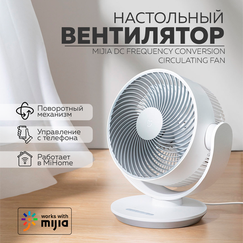 Настольный вентилятор Xiaomi Mijia DC Frequency Conversion Circulating Fan white 800000₽