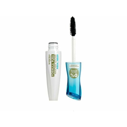 Тушь для ресниц DEBORAH MILANO FORMULA PURA MASCARA VOLUME AQUA WASH BLACK