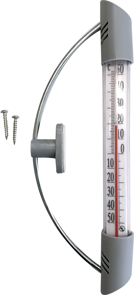 Термометр уличный оконный GIARDINO CLUB от -50 до +50 с крепежом, Арт. LTAJ-330