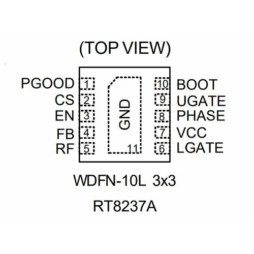 Микросхема RT8237A (37=)