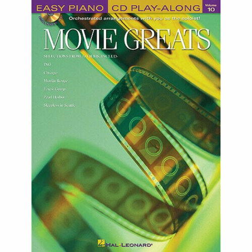 Песенный сборник Musicsales Easy Piano CD Play-Along Volume 10: Movie Greats