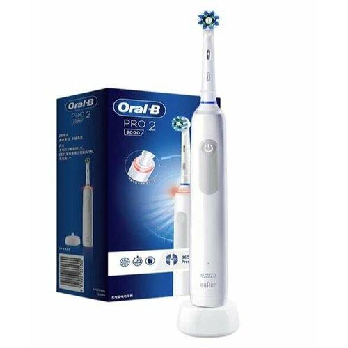 Электрическая зубная щетка Oral-B Pro2 серый 14915₽