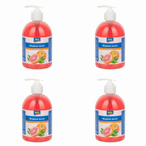 Aro Жидкое мыло Грейпфрут, 1 л, 4 шт