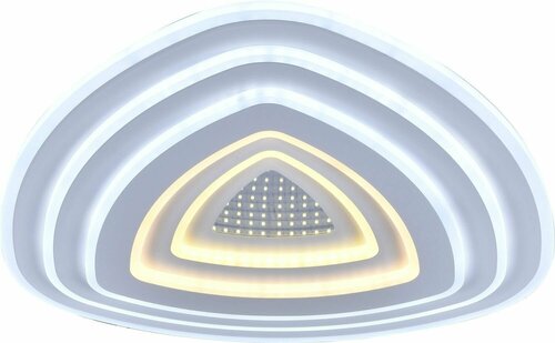 Люстра потолочная светодиодная на пульте для гостиной, для кухни, для спальни Maestro De Luce MDL80398/500A, белый, 184W, 50 см