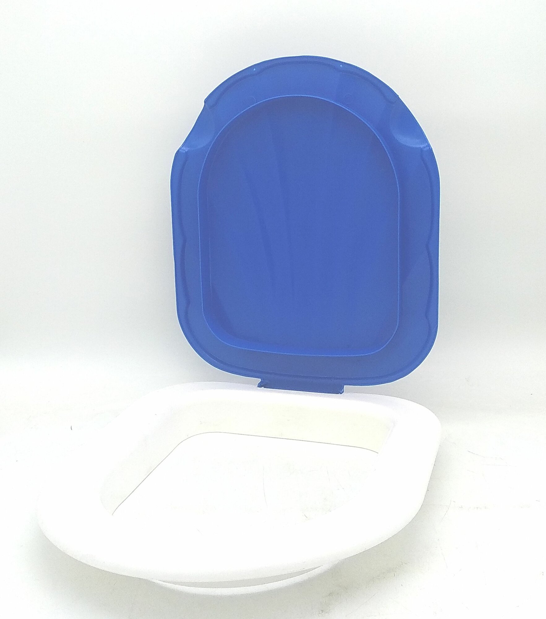 Сиденье для ведра туалета "МегаПласт" 18 л синее