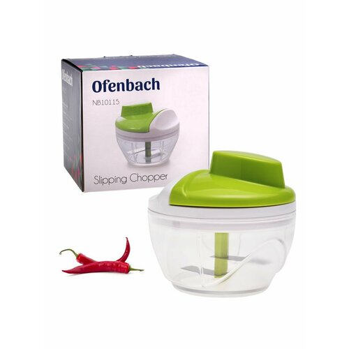 Измельчитель ручной для овощей и фруктов 1158см пластиковый зеленый 1056₽