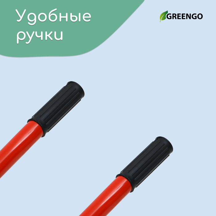 Тачка строительная, 1 пневмоколесо, груз/п 200 кг, объем 110 л, оцинкованный кузов 0,8 мм, Greengo