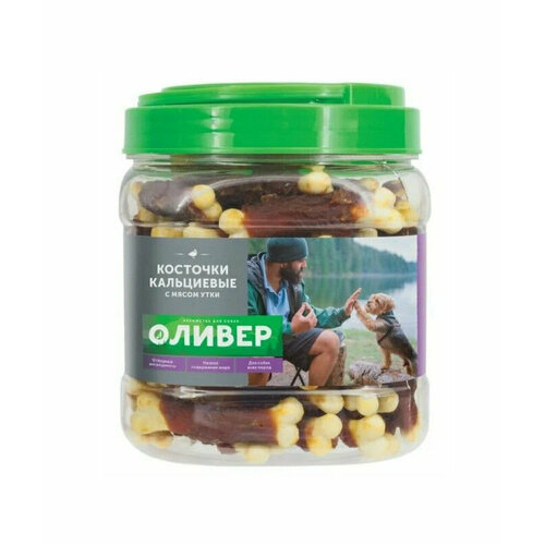 Оливер Косточки кальциевые с мясом утки, 750г