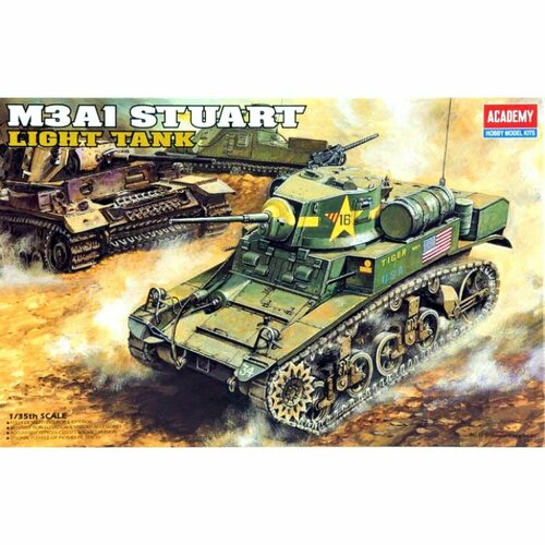 Academy сборная модель 13269 M3A1 STUART LIGHT TANK 1:35 сборная модель hobbyboss soviet t 38 amphibious light tank 83865 1 35