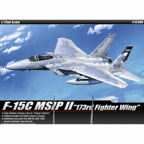 Academy сборная модель 12506 F-15C MSIP II 173rd Fighter Wing 1:72