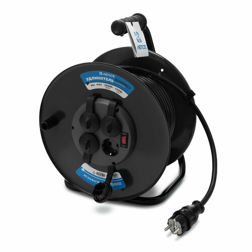 Удлинитель лепсе ГОСТ КГт 3x2,5 16А 20м IP44 на металл . катушке