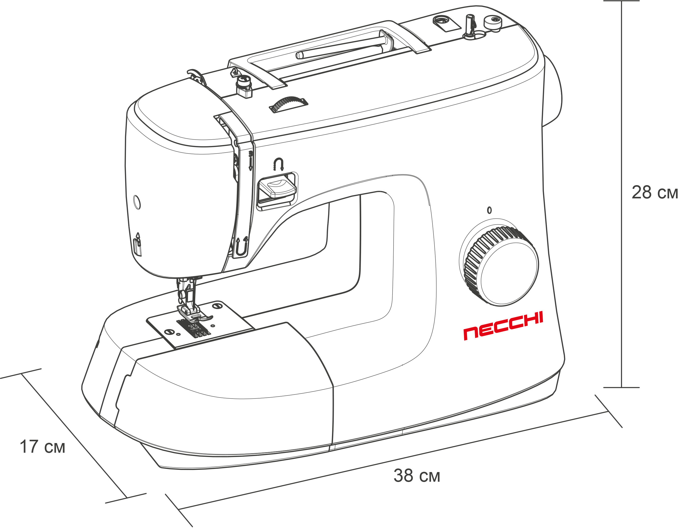 Швейная машина NECCHI белый - фото №10