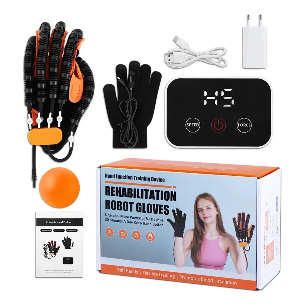 Реабилитационные перчатки SUOLAER Оранжевый, XL, Left Hand