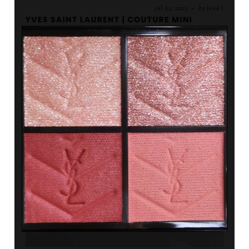 фото Yves saint laurent палетка теней для век couture mini clutch, #400 babylone roses