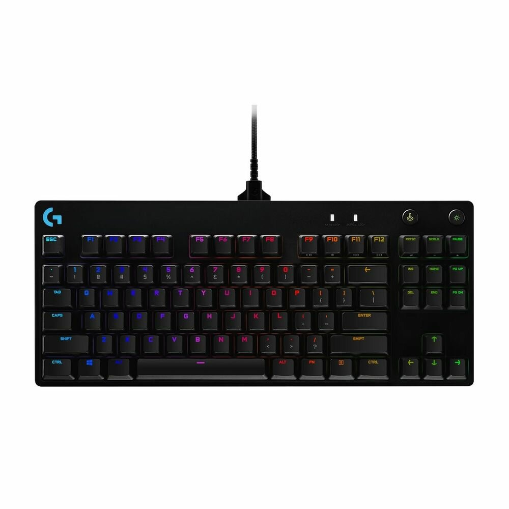 Клавиатура игровая Logitech G PRO TKL Black |920-009393| 89 клавиш (2 дополнительных), без цифрового.