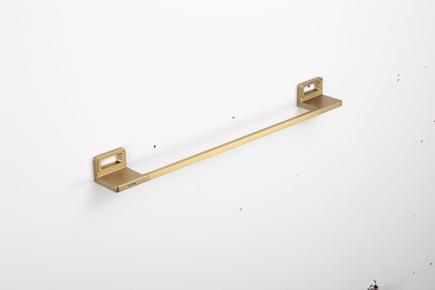 Полотенцедержатель одинарный Gappo G30801-3 , цвет сатин золотой