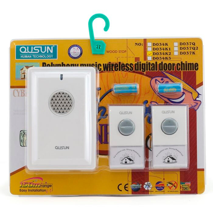 Беспроводной звонок QUSUN D034K2 DC