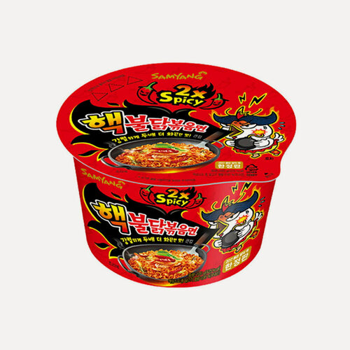 Изображение товара Лапша быстрого приготовления Samyang 2x spicy с курицей 105 г, Южная Корея