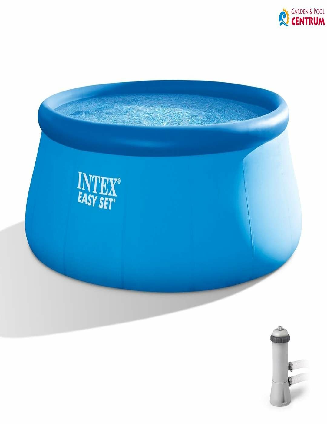 Надувной бассейн Intex 244 sm × 76 sm, морозостойкий, надувные борта, 2419 л