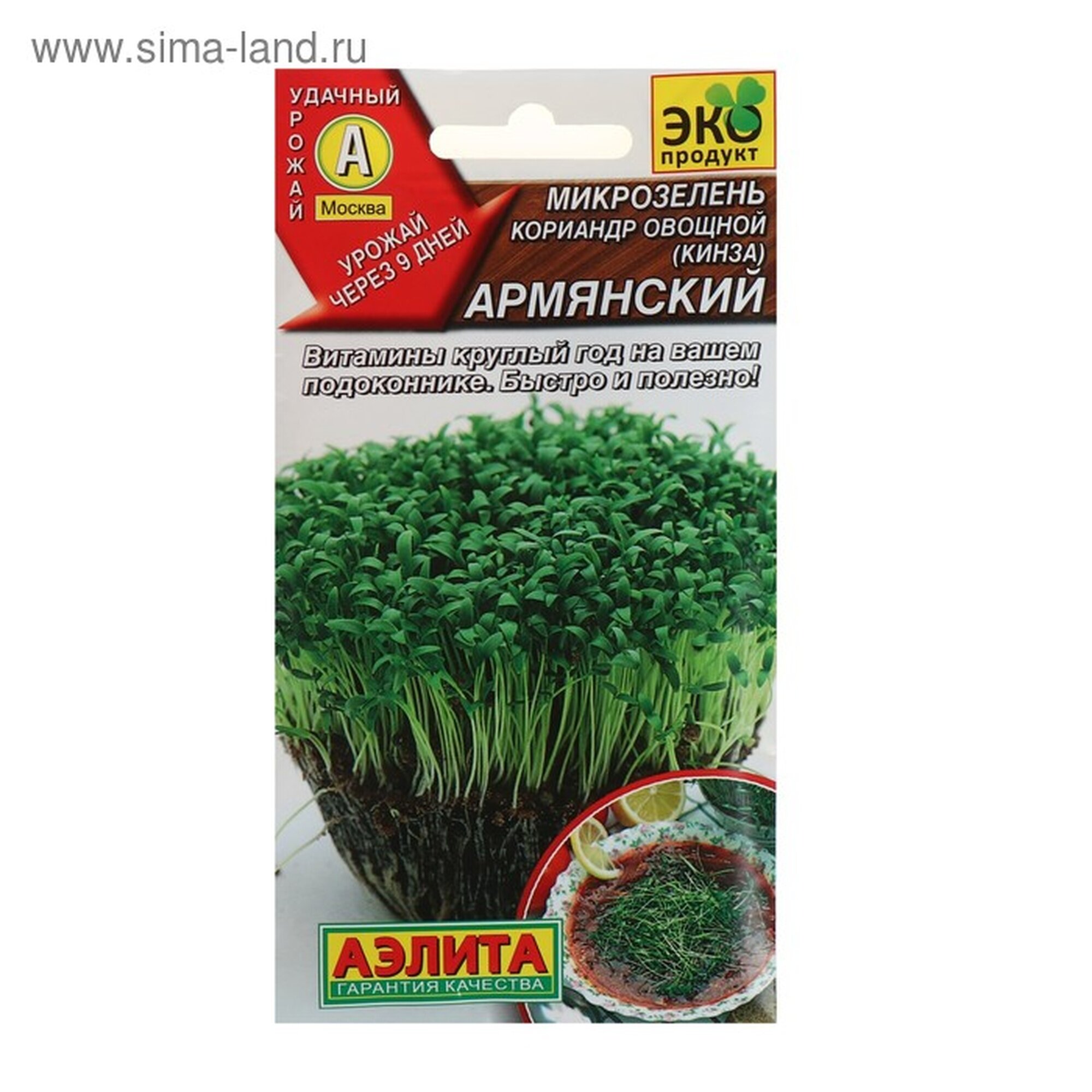 Семена Микрозелень Кинза 5 г