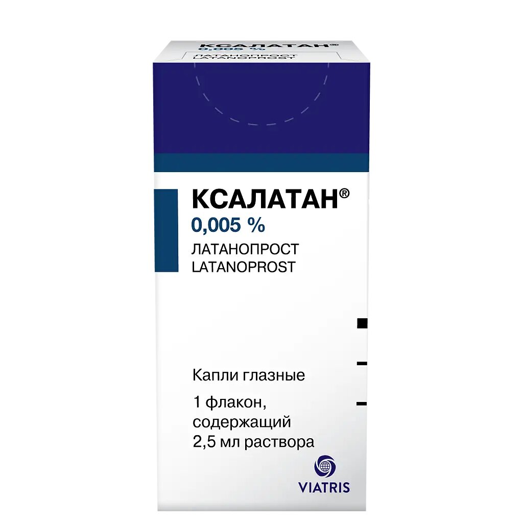 Ксалатан капли глазные 0005 % 25 мл фл 1 шт