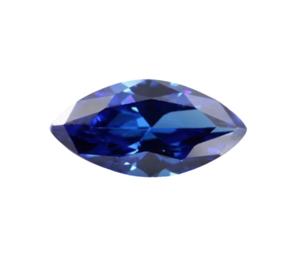 5/10pcs 1.5x3~10x20mm AAAAA Marquise Shape Royal Blue Voilet Olive Green White Cubic Zirconia Stone Loose cz Beads for Jewelry 10x20mm 5pcs Темно-синий