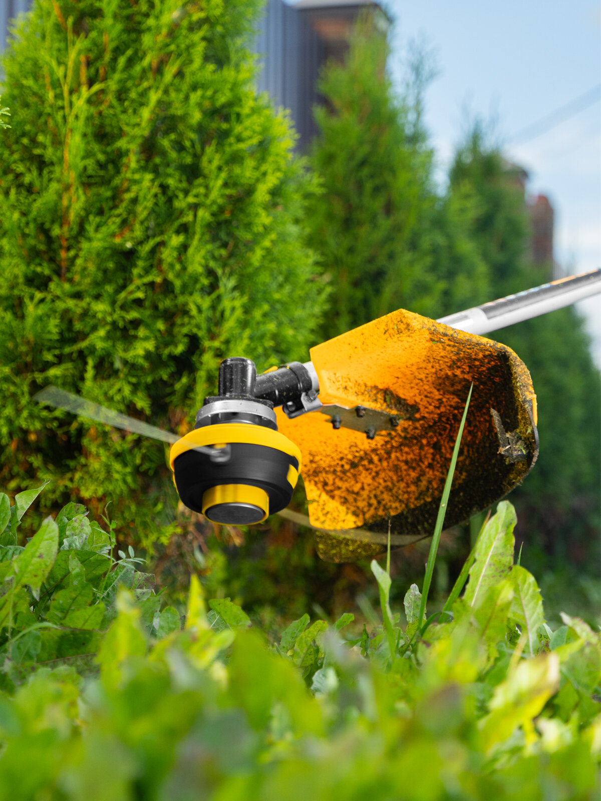 Триммер бензиновый DGT-520S, 52см3, 3 л.с., разъемная штанга, состоит из 2 частей// Denzel