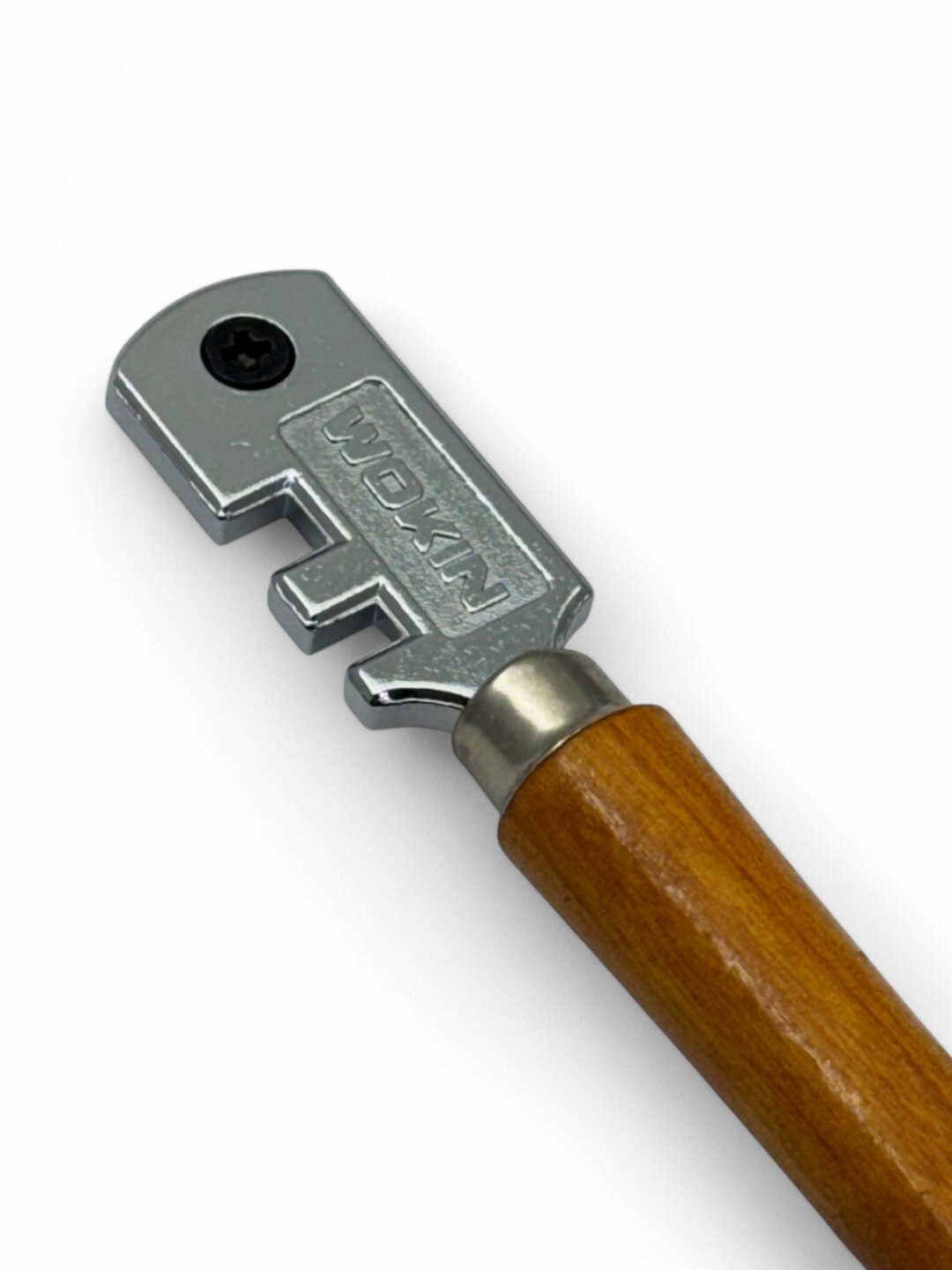 Стеклорез WOKIN 130 мм с деревянной ручкой для точной резки стекла при ремонте и монтаже — фото 1