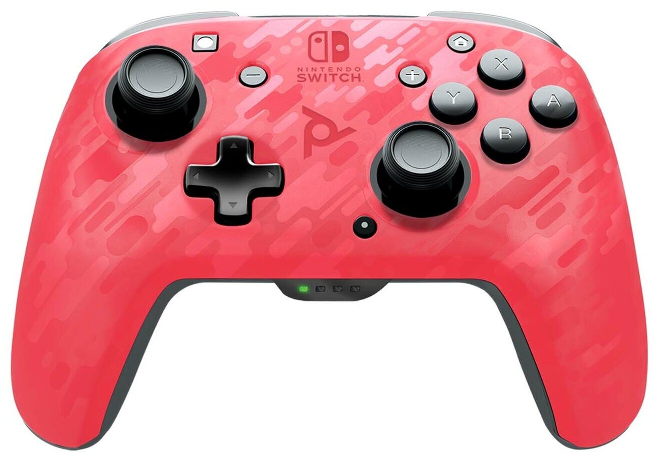 Беспроводной контроллер PDP Faceoff Wireless Deluxe Controller «Pink Camo» для Nintendo Switch