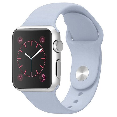 Силиконовый ремешок для Apple Watch 42/44 S/M, Темно-синий