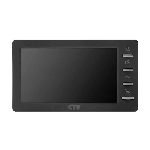 Монитор для домофона/видеодомофона CTV CTV-M1701 S черный ctv m1701s монитор видеодомофона для квартиры и дома черный