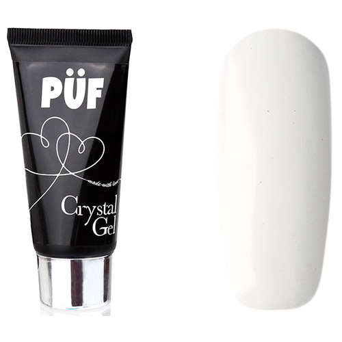 PUF, Crystal Gel - полигель (№5 белый), 30 гр