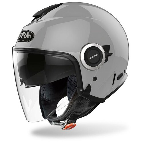 фото Airoh шлем открытый helios color concrete grey gloss xs airoh helmet