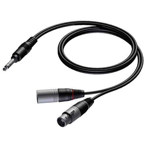 Кабель аудио 1xJack - 2xXLR Procab CAB709/5 5.0m