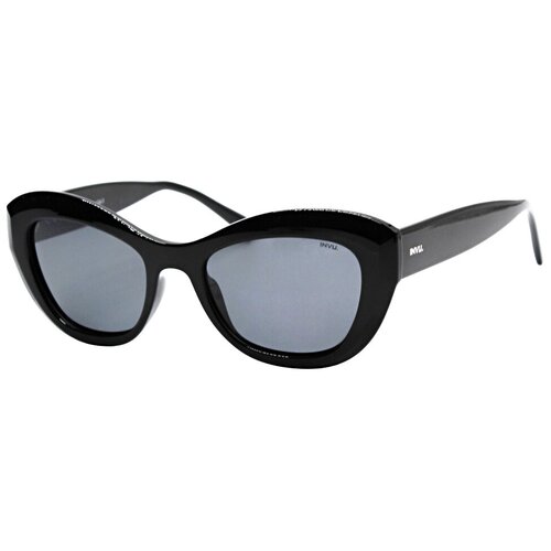 фото Солнцезащитные очки invu, бабочка, оправа: пластик, для женщин, черный