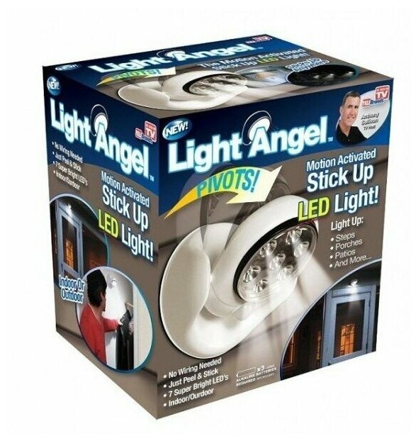 Уличный светодиодный светильник LED с датчиком движения Light Angel - фотография № 9