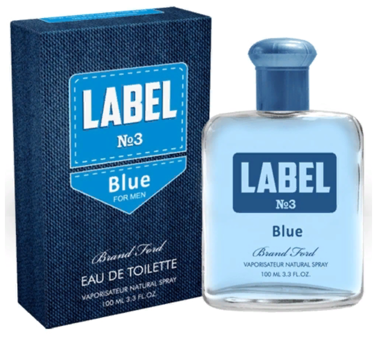 Delta parfum Туалетная вода мужская Label №3 BLUE