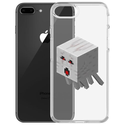 Чехол-накладка Krutoff Clear Case Гаст для iPhone 6/6s/7/8/SE чехол накладка krutoff soft case minecraft алекс для iphone 6 6s черный