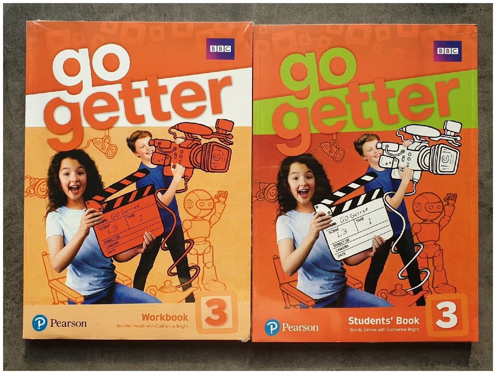 Комплект GoGetter 3: Students' Book + WorkBook (учебник и рабочая тетрадь 2 книги) + CD-диск. Go Getter Pearson