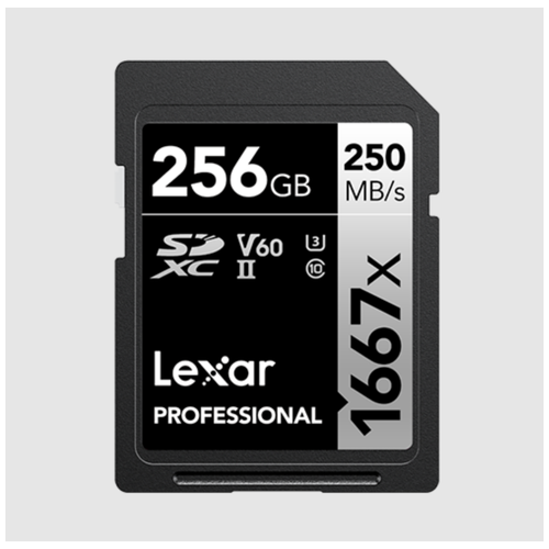 Карта памяти 256 GB Lexar Professional 1667x SDXC UHS-II