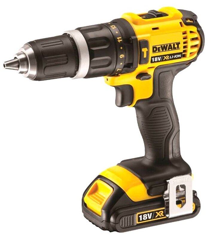 Аккумуляторная ударная дрель-шуруповерт DeWALT DCD785C2