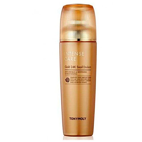 Tony Moly Эмульсия для лица с улиткой и золотом - Intense care gold 24k snail emulsion, 160мл