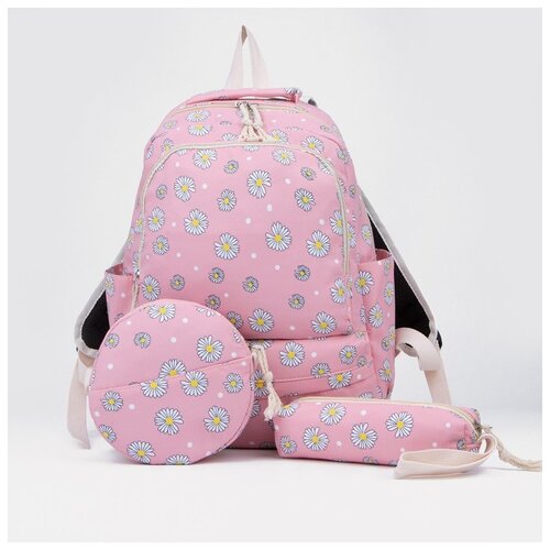 Сима-ленд Рюкзак Ромашка, 734410, розовый рюкзак сима ленд розовый