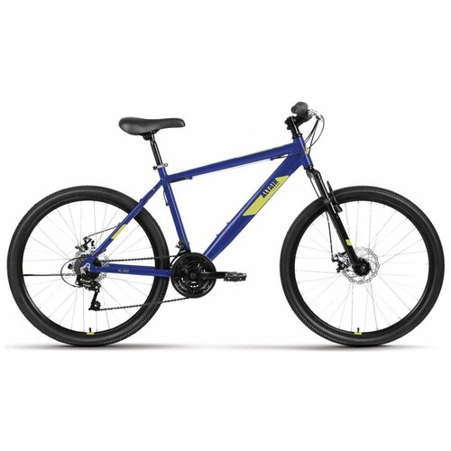 Велосипед ALTAIR AL 26 D (26 21 ск. рост. 18) 2022, синий/кремовый, RBK22AL26194 велосипед altair al 24 d 7 ск 2022 г 12 5 зеленый rbk22al24189